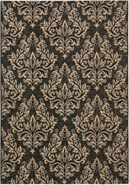 Safavieh Courtyard CY693026 Black and Creme