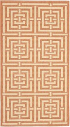 Safavieh Courtyard CY6937-21 Terracotta and Cream