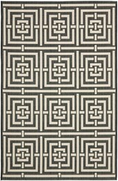 Safavieh Courtyard CY6937-26 Black and Bone