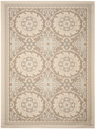 Safavieh Courtyard CY705979A18 Beige and Dark Beig