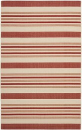 Safavieh Courtyard CY7062-238A21 Beige and Red