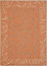 Safavieh Courtyard CY7108-21A7 Terracotta and Cream