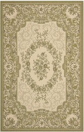 Safavieh Courtyard CY720814A5 Cream and Green