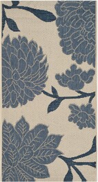 Safavieh Courtyard CY7321233A25 Beige and Blue