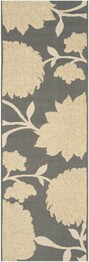 Safavieh Courtyard CY7321-246A21 Anthracite and Beige