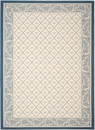 Safavieh Courtyard CY7427258A22 Beige and Navy
