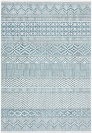 Safavieh Courtyard CY819653512 Ivory and Turquoise