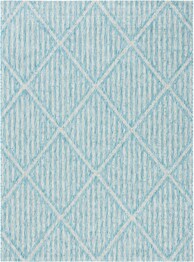 Safavieh Courtyard CY839237121 Aqua and Grey