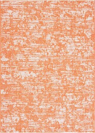 Safavieh Courtyard CY845252821 Orange and Ivory