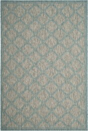 Safavieh Courtyard CY847137112 Grey and Aqua