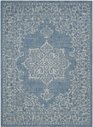 Safavieh Courtyard CY848136821 Navy and Grey