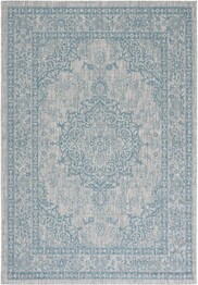 Safavieh Courtyard CY867937112 Light Grey and Aqua