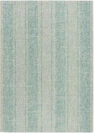 Safavieh Courtyard CY873637112 Light Grey and Aqua