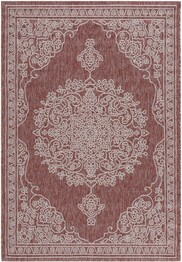 Safavieh Courtyard CYS8456521 Red and Light Grey