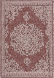 Safavieh Courtyard CYS8456521 Red and Light Grey