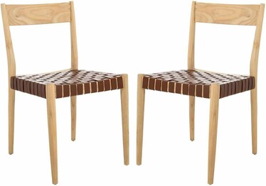 ELUNED LEATHER DINING CHAIR