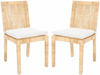 TOJO CANE DINING CHAIR W/ CUSH