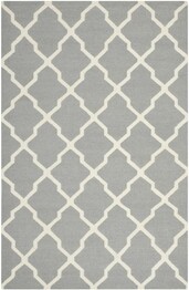Safavieh Dhurries DHU634B Grey and Ivory