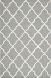 Safavieh Dhurries DHU634B Grey and Ivory