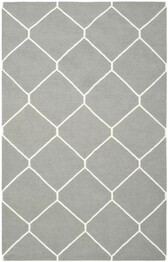 Safavieh Dhurries DHU635B Grey and Ivory