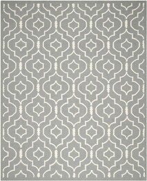 Safavieh Dhurries DHU637B Grey and Ivory