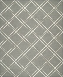 Safavieh Dhurries DHU638B Grey and Ivory
