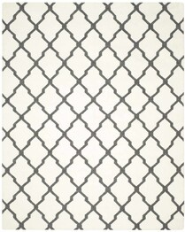 Safavieh Dhurries DHU645B Ivory and Charcoal