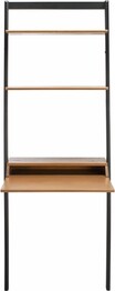 PAMELLA 2 SHELF LEANING DESK