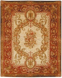 Safavieh Empire EM415A Light Gold and Red