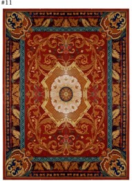 Safavieh Empire EM424A Red and Burgundy