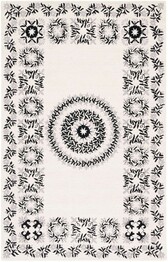 Safavieh Empire EM826A Ivory and Black