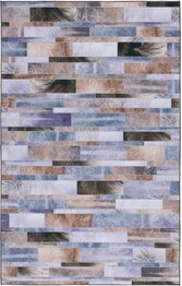 Safavieh Faux Hide FAH515A Beige and Purple