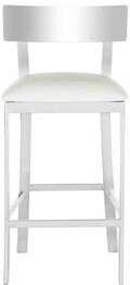 Abby 35''H Stainless Steel Counter  Stool