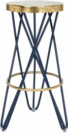 LORNA GOLD LEAF BARSTOOL