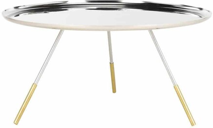 ORSON COFFEE TABLE W/ GOLD CAP