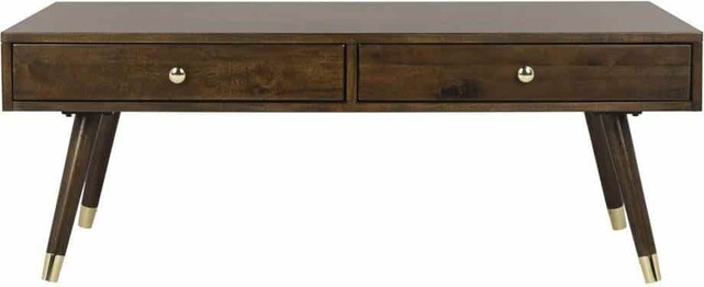 LEVINSON GOLD CAP COFFEE TABLE
