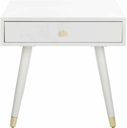 LEVINSON GOLD CAP END TABLE