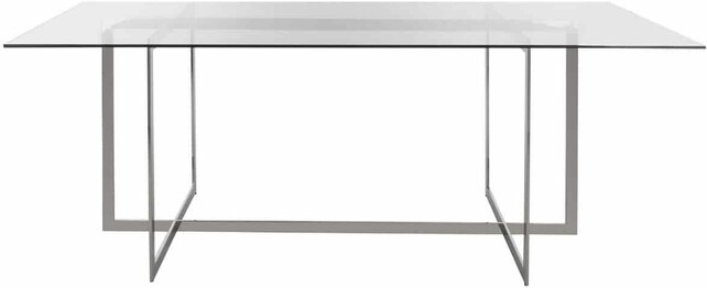 FIDEL GLASS TOP DINING TABLE