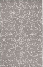 Safavieh Fifth Avenue FTV135H Dark Grey and Ivory