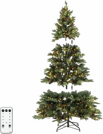 7.5 FT PRE-LIT ART. XMAS TREE