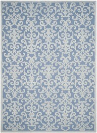 Safavieh Glamour GLM101B Blue and Ivory