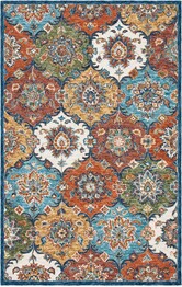 Safavieh Heritage HG351M Blue and Rust