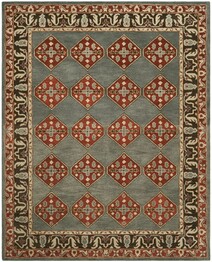 Safavieh Heritage HG414A Blue and Charcoal