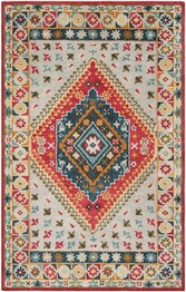 Safavieh Heritage HG425F Grey and Red