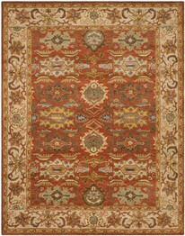 Safavieh Heritage HG734D Rust and Beige