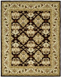 Safavieh Heritage HG817B Espresso and Ivory