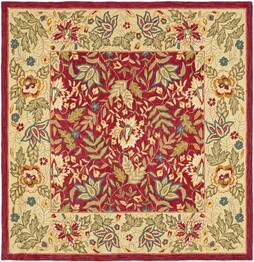Safavieh Chelsea  HK140C Red and Ivory