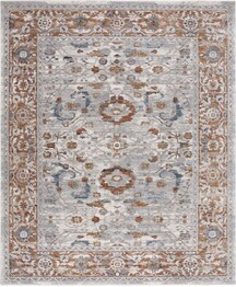 Safavieh Heirloom HRL722A Ivory Grey and Rust