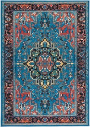 Safavieh Journey JNY107M Blue and Red