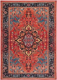 Safavieh Journey JNY107Q Red and Blue